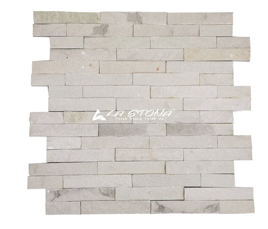 VICTORIAN BEIGE natural stacked stone cladding in soft ivory and beige tones